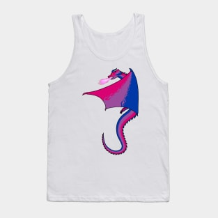 Fly With Pride, Dragon Series - Bisexual Tank Top